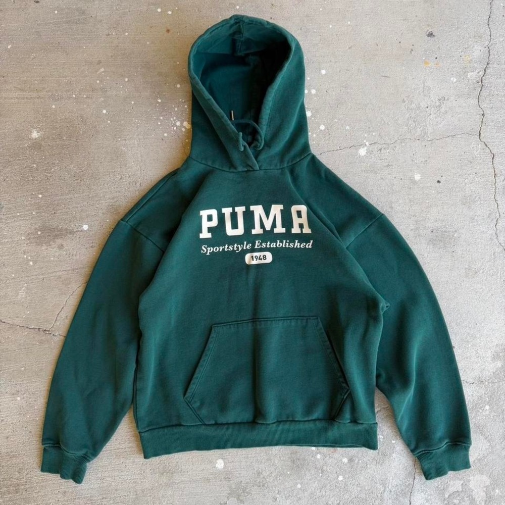 Puma green hoodie